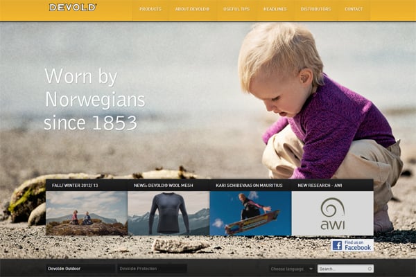 100 Smashing Websites with Full Size Image Background 