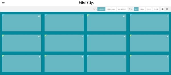 jQuery Grid Gallery Plugins - MixItUp