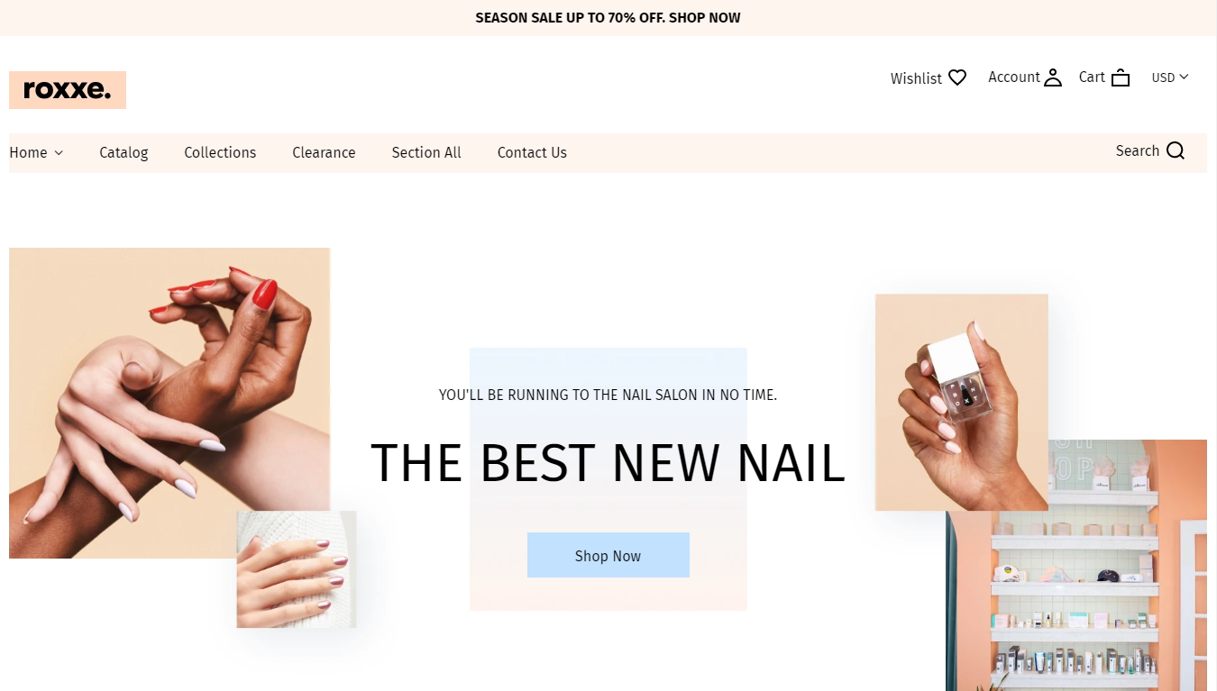 Step-3-Demo-Nails-1-start online business store